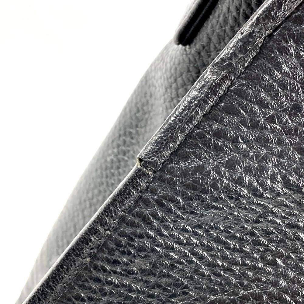 CHROME HEARTS BSフレア メールバッグ カバン フラップ 斜め掛け ショルダーバッグ レザー ユニセックス ブラック