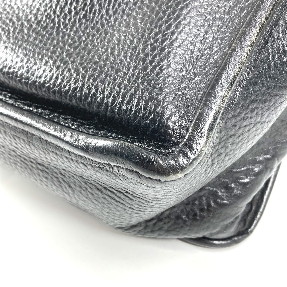 CHROME HEARTS BSフレア メールバッグ カバン フラップ 斜め掛け ショルダーバッグ レザー ユニセックス ブラック