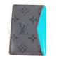LOUIS VUITTON M11469 Monogram Eclipse Reverse Organizer de Poche Business Card Holder, Pass Case, Bifold Card Case, Monogram Eclipse Canvas, Unisex, Gray