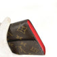 LOUIS VUITTON M60034 Monogram Groom Portefeuille Sarah Long Wallet with Flap, Monogram Canvas, Unisex, Brown