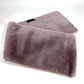LOEWE Anagram Logo Accessory Fur Scarf Unisex Purple