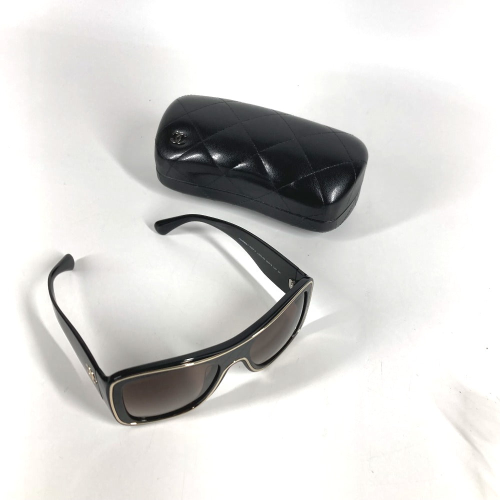 CHANEL 5395-A Vintage CC Coco Mark Logo Eyeglasses, Eyewear, Sunglasses, Plastic, Unisex, Black
