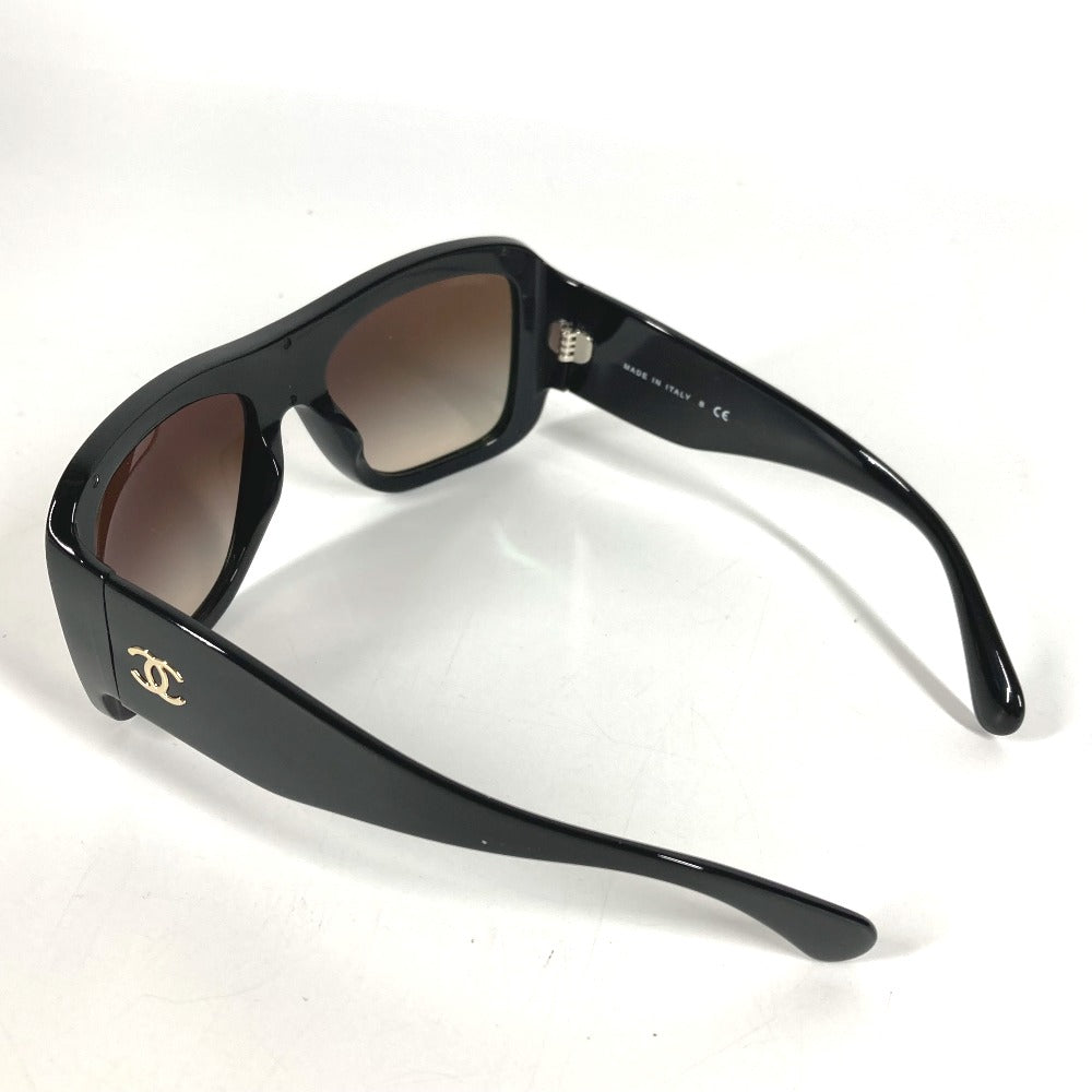 CHANEL 5395-A Vintage CC Coco Mark Logo Eyeglasses, Eyewear, Sunglasses, Plastic, Unisex, Black