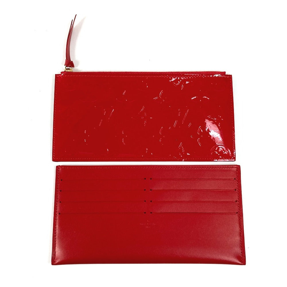 LOUIS VUITTON M61293 モノグラム ヴェルニ ポシェット フェリシー チェーンウォレット クラッチバッグ ショルダーバッグ モノグラムヴェルニキャンバス レディース レッド