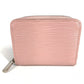 LOUIS VUITTON M61206 Epi Zippy Coin Purse with Card Slots, Wallet, Coin Case, Epi Leather, Women's, Rose Ballerine, Pink