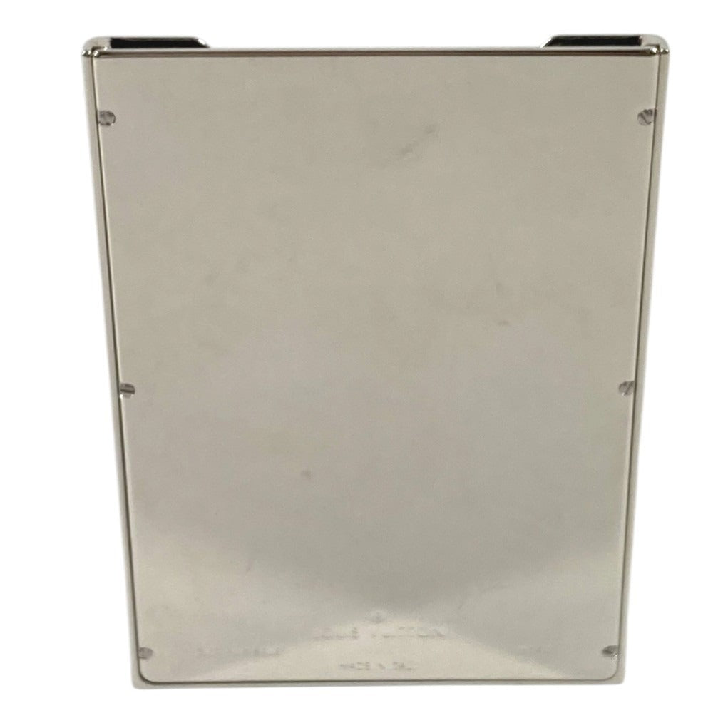 LOUIS VUITTON R96427 Monogram Card Holder Business Card Holder Pass Case Card Case Metal Unisex Silver