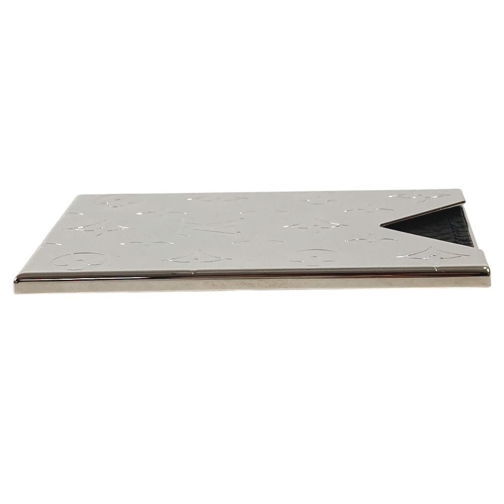 LOUIS VUITTON R96427 Monogram Card Holder Business Card Holder Pass Case Card Case Metal Unisex Silver