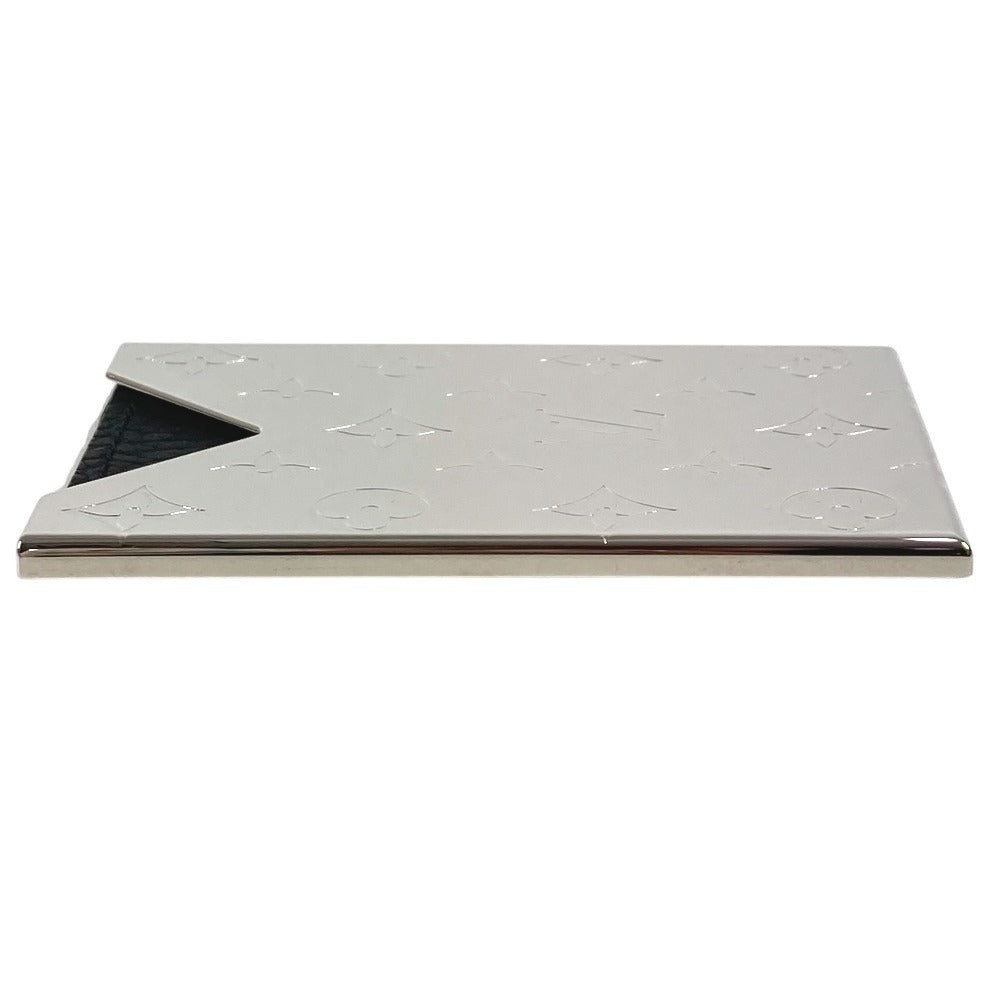 LOUIS VUITTON R96427 Monogram Card Holder Business Card Holder Pass Case Card Case Metal Unisex Silver