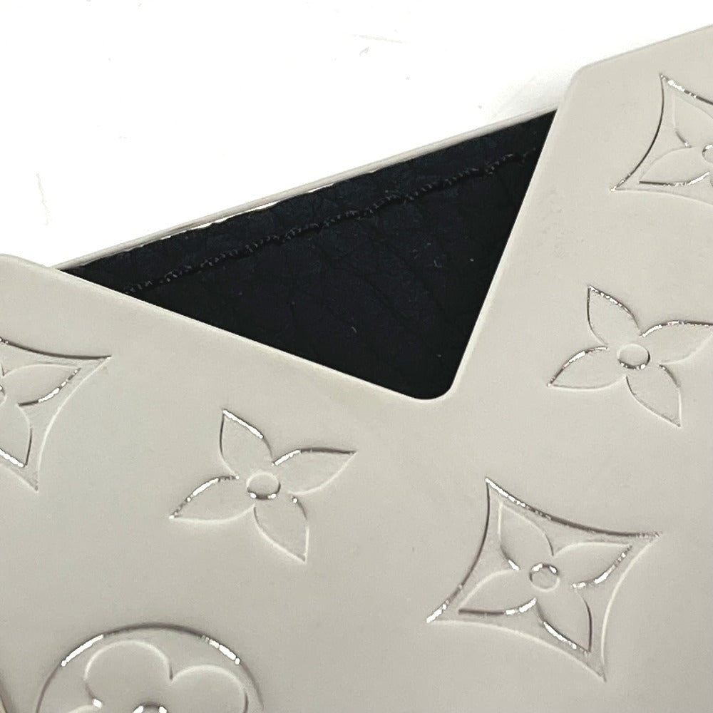 LOUIS VUITTON R96427 Monogram Card Holder Business Card Holder Pass Case Card Case Metal Unisex Silver