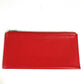 HERMES Passant Long Wallet with Coin Purse, Leather, Women's, Red