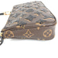 LOUIS VUITTON M26473 モノグラムスパンコール ポシェットアクセソワール カバン アクセサリーポーチ 肩掛け ショルダーバッグ モノグラムキャンバス レディース ブラウン