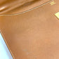 HERMES ヴィンテージ ロゴ カバン 書類バッグ ハンドバッグ ブリーフケース ビジネスバッグ レザー ユニセックス ゴールド ブラウン