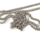 LOUIS VUITTON M62668 コリエ LVストーン タイガーアイ ペンダント ネックレス アクセサリー チェーン ネックレス メタル ユニセックス シルバー