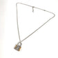 LOUIS VUITTON M62668 コリエ LVストーン タイガーアイ ペンダント ネックレス アクセサリー チェーン ネックレス メタル ユニセックス シルバー