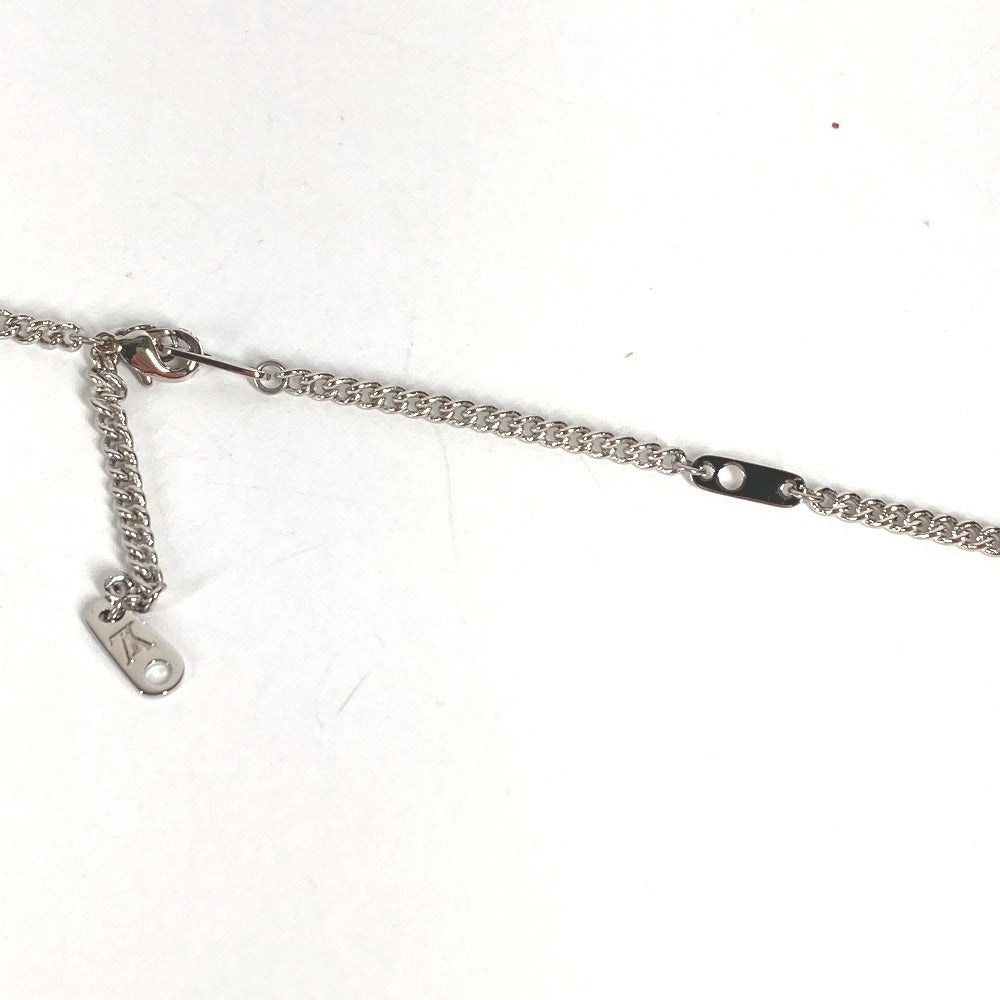 LOUIS VUITTON M62668 コリエ LVストーン タイガーアイ ペンダント ネックレス アクセサリー チェーン ネックレス メタル ユニセックス シルバー