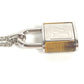 LOUIS VUITTON M62668 コリエ LVストーン タイガーアイ ペンダント ネックレス アクセサリー チェーン ネックレス メタル ユニセックス シルバー