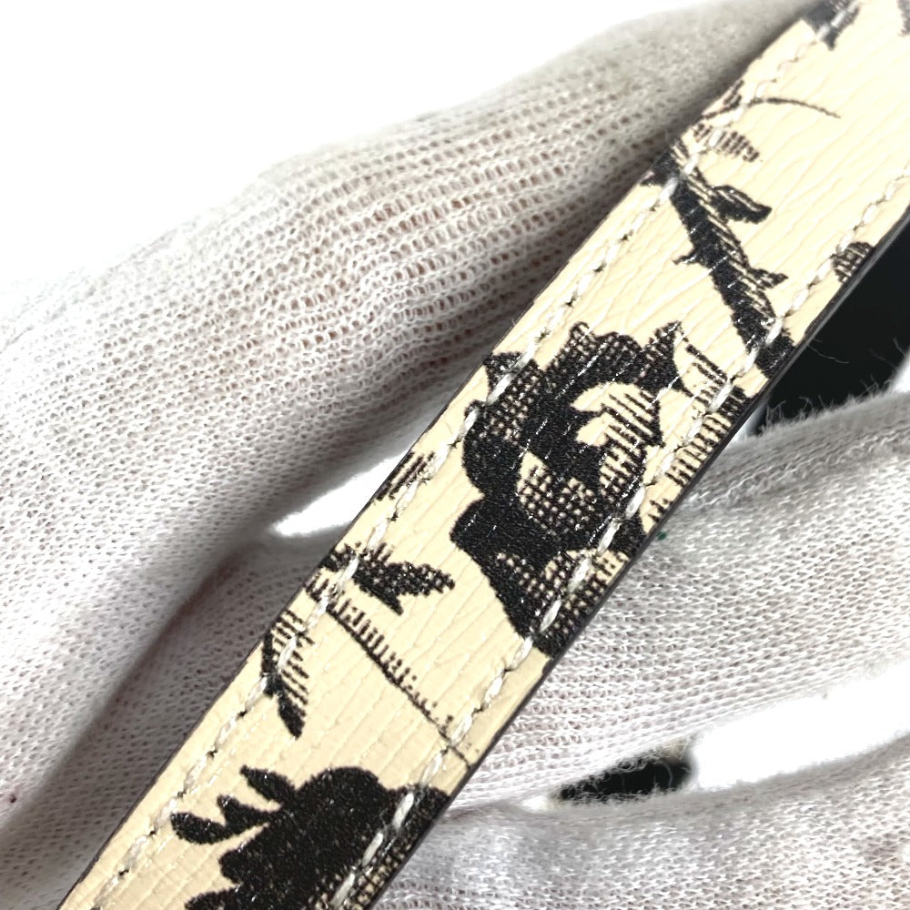 GUCCI 692955 Herbarium Extra Small Pet Leash Pet Dog Dog Leash Leather Unisex Black