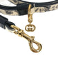 GUCCI 692955 Herbarium Extra Small Pet Leash Pet Dog Dog Leash Leather Unisex Black