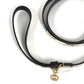 GUCCI 692955 Herbarium Extra Small Pet Leash Pet Dog Dog Leash Leather Unisex Black