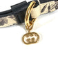 GUCCI 692955 Herbarium Extra Small Pet Leash Pet Dog Dog Leash Leather Unisex Black