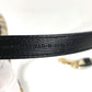 GUCCI 692955 Herbarium Extra Small Pet Leash Pet Dog Dog Leash Leather Unisex Black