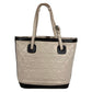 CHANEL Bicolor CC Coco Mark Logo Charm Handbag Tote Bag Shoulder Bag Leather Women's Beige