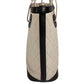 CHANEL Bicolor CC Coco Mark Logo Charm Handbag Tote Bag Shoulder Bag Leather Women's Beige