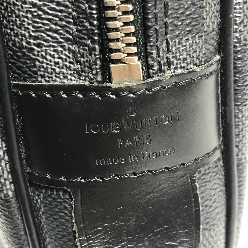 LOUIS VUITTON N41125 ダミエグラフィット ポルトドキュマン ヴォワヤージ PDV ハンドバッグ カバン トートバッグ ビジネスバッグ ダミエグラフィットキャンバス メンズ ブラック
