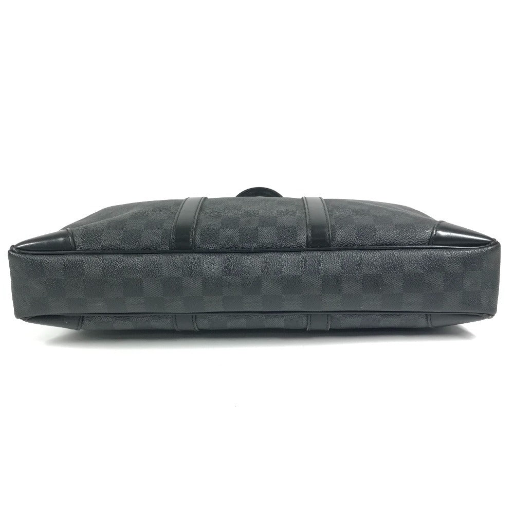LOUIS VUITTON N41125 ダミエグラフィット ポルトドキュマン ヴォワヤージ PDV ハンドバッグ カバン トートバッグ ビジネスバッグ ダミエグラフィットキャンバス メンズ ブラック