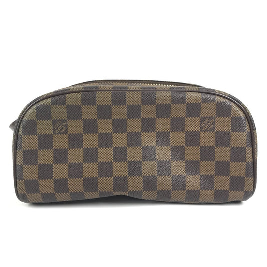 LOUIS VUITTON N47527 ダミエ トゥルース トワレット キングサイズ ポーチ セカンドバッグ ダミエキャンバス ユニセックス エベヌ ブラウン