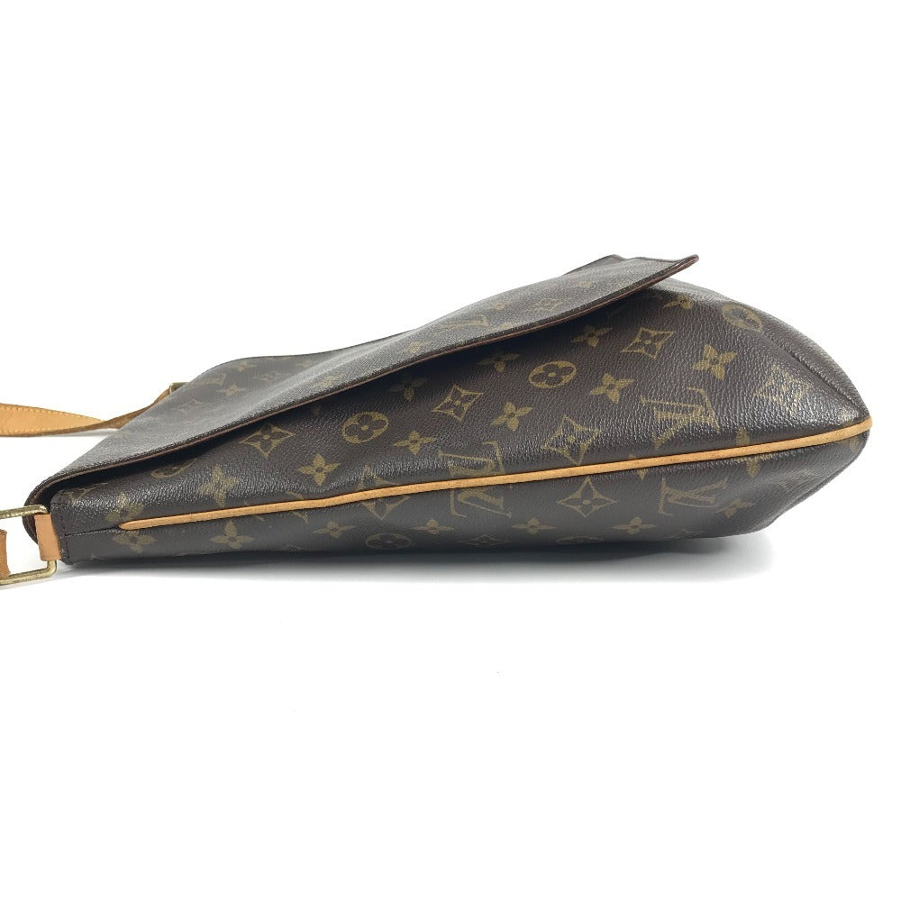 LOUIS VUITTON M51256 モノグラム ミュゼット カバン フラップ 斜め掛け ショルダーバッグ モノグラムキャンバス ユニセックス ブラウン