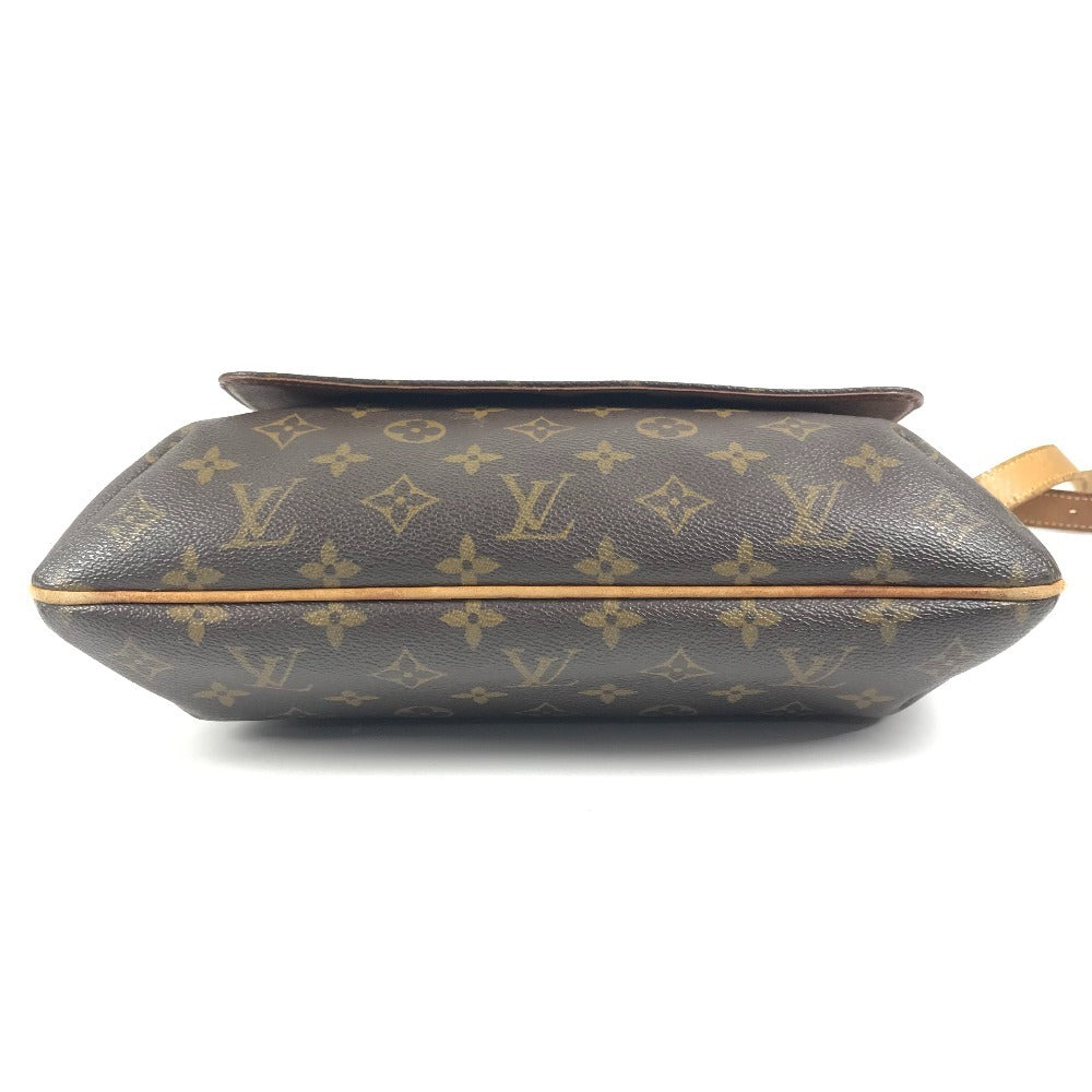 LOUIS VUITTON M51256 モノグラム ミュゼット カバン フラップ 斜め掛け ショルダーバッグ モノグラムキャンバス ユニセックス ブラウン