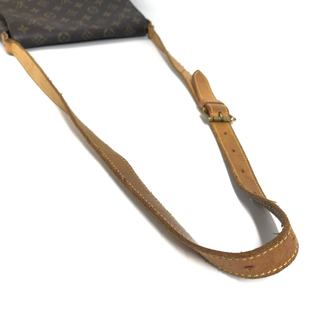 LOUIS VUITTON M51256 モノグラム ミュゼット カバン フラップ 斜め掛け ショルダーバッグ モノグラムキャンバス ユニセックス ブラウン