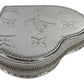 LOUIS VUITTON M83540 LV SKI Monogram Porte Monnaie Cœur Wallet Coin Purse Heart Coin Case Leather Unisex Silver