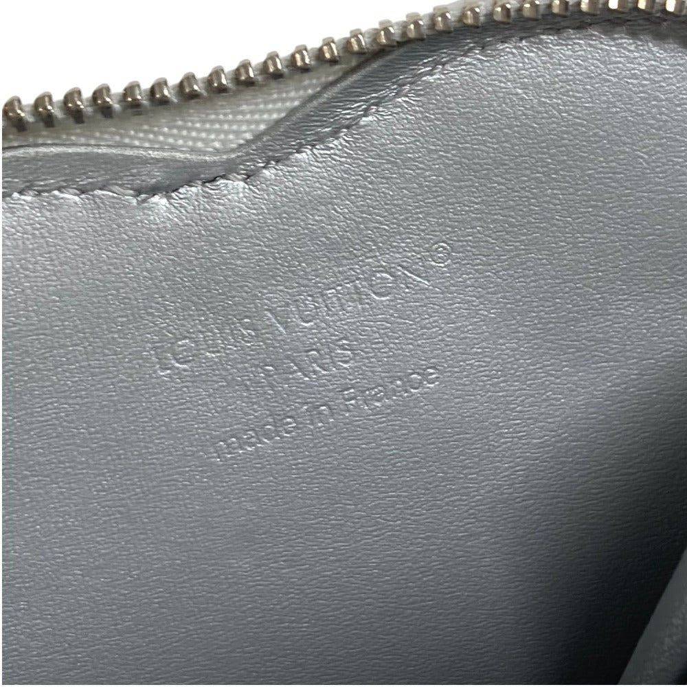 LOUIS VUITTON M83540 LV SKI Monogram Porte Monnaie Cœur Wallet Coin Purse Heart Coin Case Leather Unisex Silver