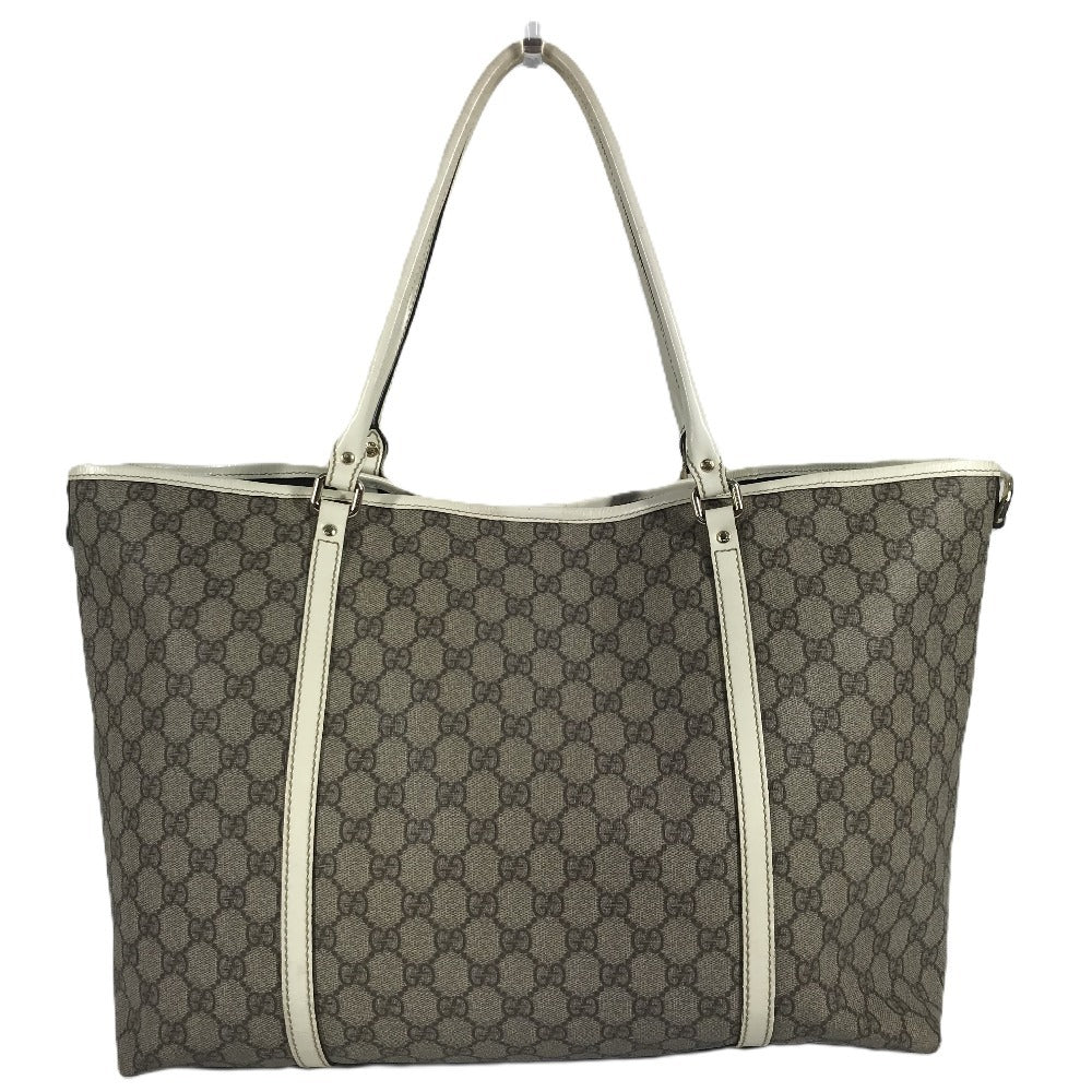 GUCCI 197954 GGスプリーム ロゴ GG カバン トートバッグ 肩掛け ショルダーバッグ GGスプリームキャンバス ユニセックス ベージュ