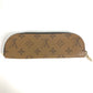 LOUIS VUITTON GI1165 Monogram Reverse Pencil Pouch Charlotte Pencil Case Pouch Stationery Pen Case Monogram Reverse Canvas Unisex Beige