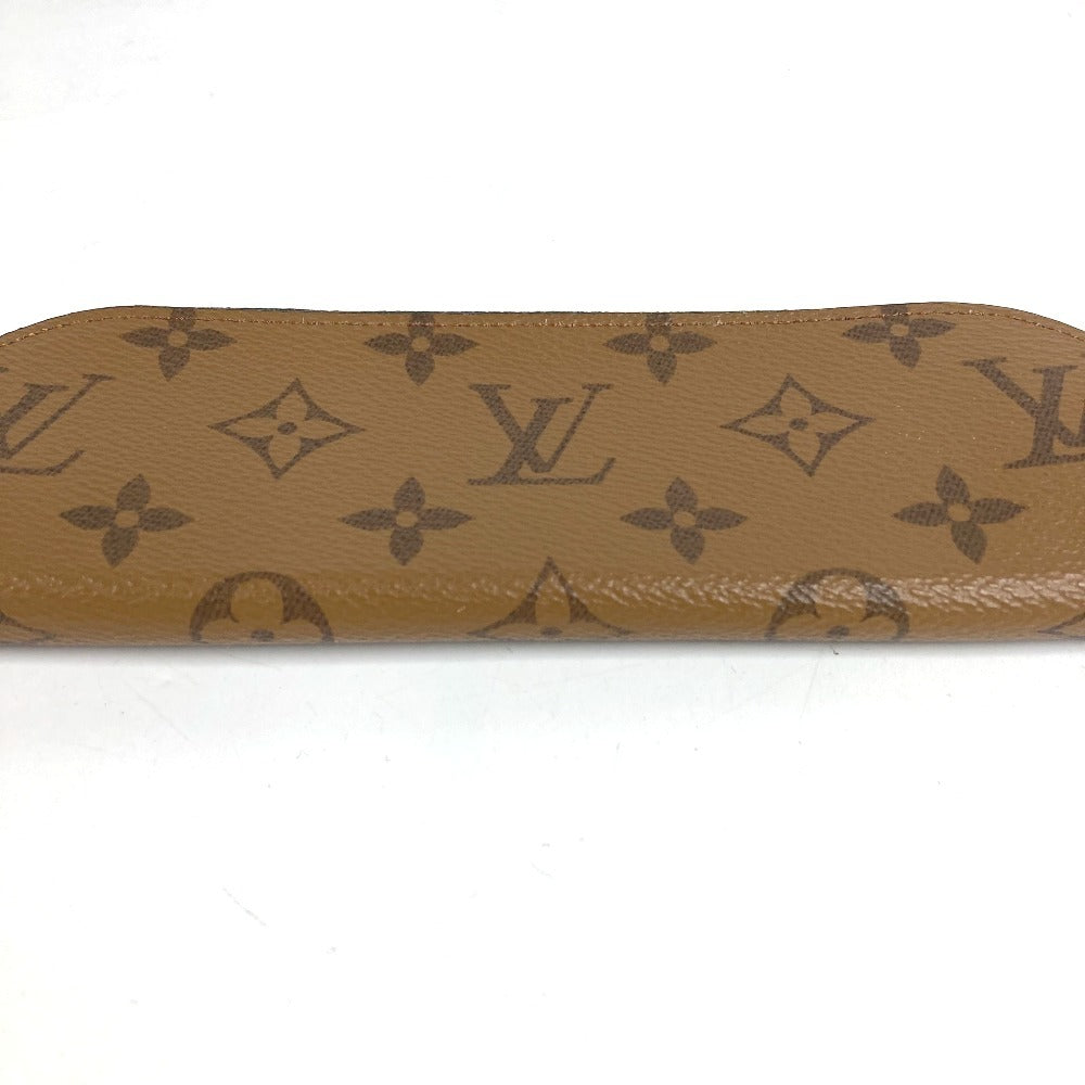 LOUIS VUITTON GI1165 Monogram Reverse Pencil Pouch Charlotte Pencil Case Pouch Stationery Pen Case Monogram Reverse Canvas Unisex Beige