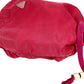PRADA Triangle Logo Plate Drawstring Bag Handbag Pouch Nylon Women's Pink