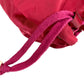 PRADA Triangle Logo Plate Drawstring Bag Handbag Pouch Nylon Women's Pink
