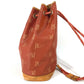 LOUIS VUITTON M80026 ルイヴィトンカップ 95 LVCUP サントロペ カバン 肩掛け 巾着バッグ ショルダーバッグ レザー/キャンバス ユニセックス アボガニー オレンジ