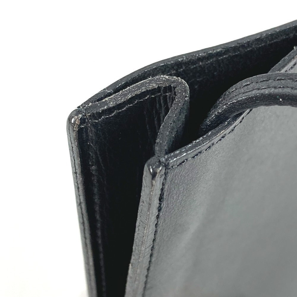 HERMES オニメトゥ カバン バッグ 斜め掛け ポシェット ショルダーバッグ ボックスカーフ ユニセックス ブラック