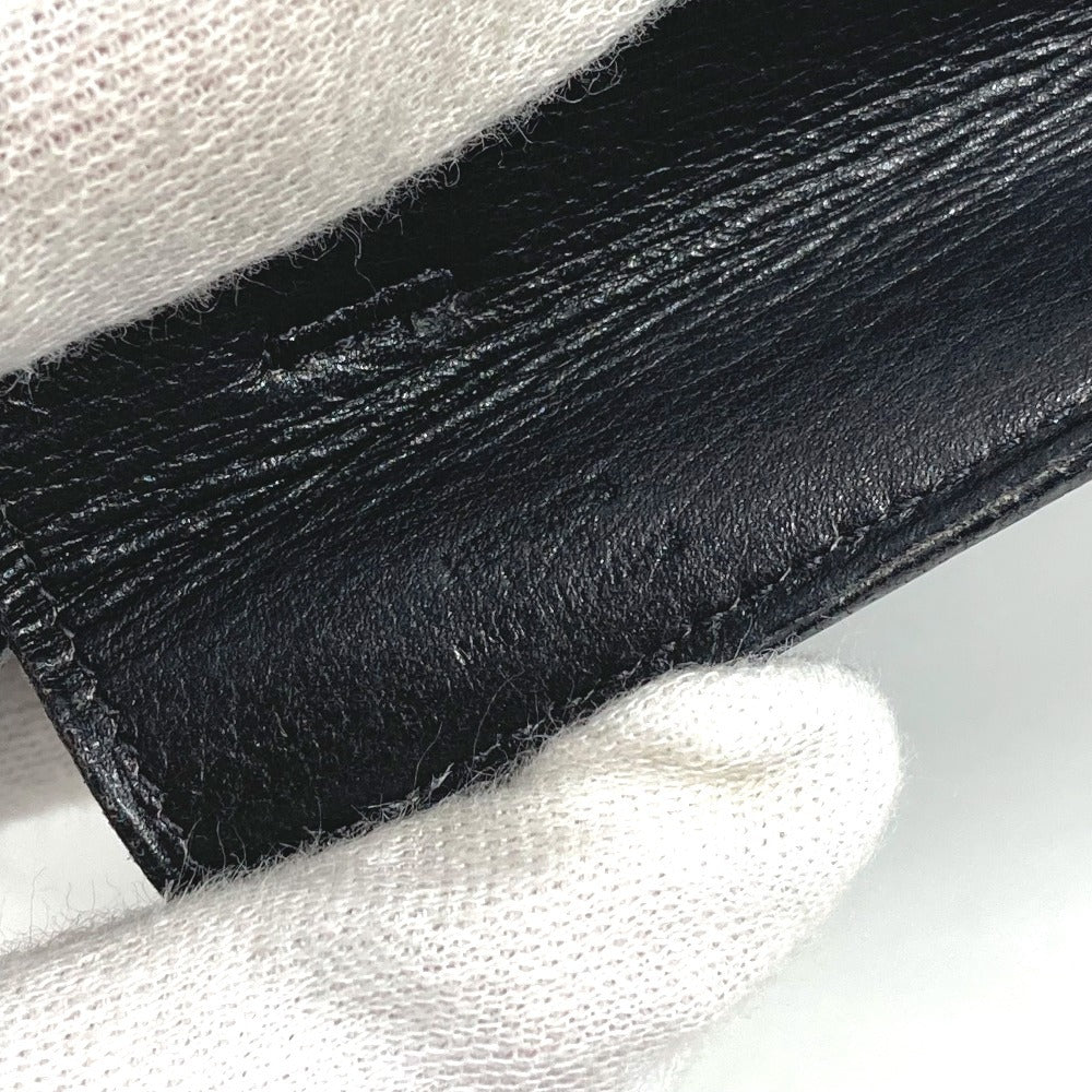 HERMES オニメトゥ カバン バッグ 斜め掛け ポシェット ショルダーバッグ ボックスカーフ ユニセックス ブラック
