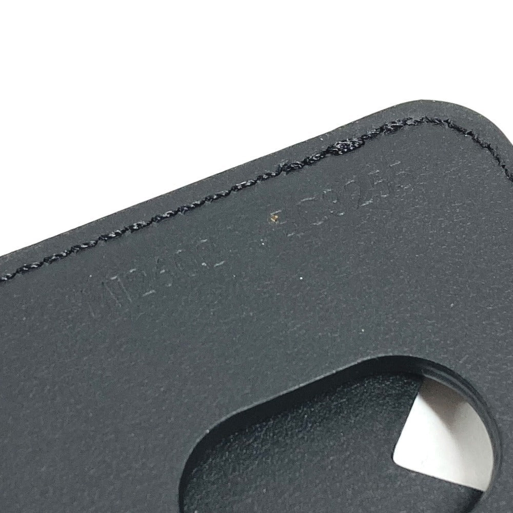 LOUIS VUITTON M12602 Monogram Eclipse Porte Cartes Magnétique Phone Accessory MagSafe Business Card Holder Pass Case Card Case Monogram Eclipse Canvas Unisex Black
