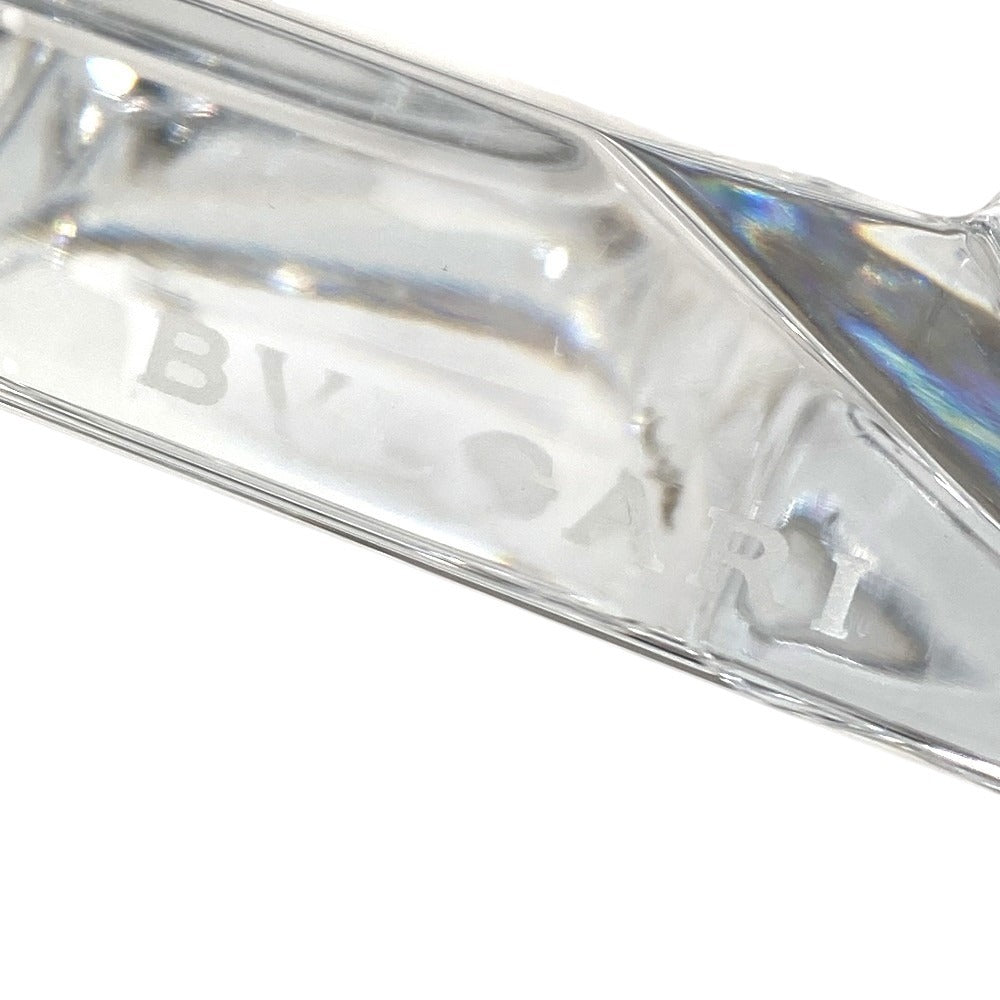 BVLGARI ローゼンタール Rosenthal ロゴ アッシュトレイ インテリア 灰皿 ガラス ユニセックス クリア