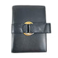 CARTIER Trinity Logo System Organizer Stationery Diary Cover Leather Unisex Black