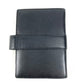CARTIER Trinity Logo System Organizer Stationery Diary Cover Leather Unisex Black