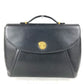 CARTIER Panthère Logo Bag Handbag Tote Bag Business Bag Leather Unisex Black