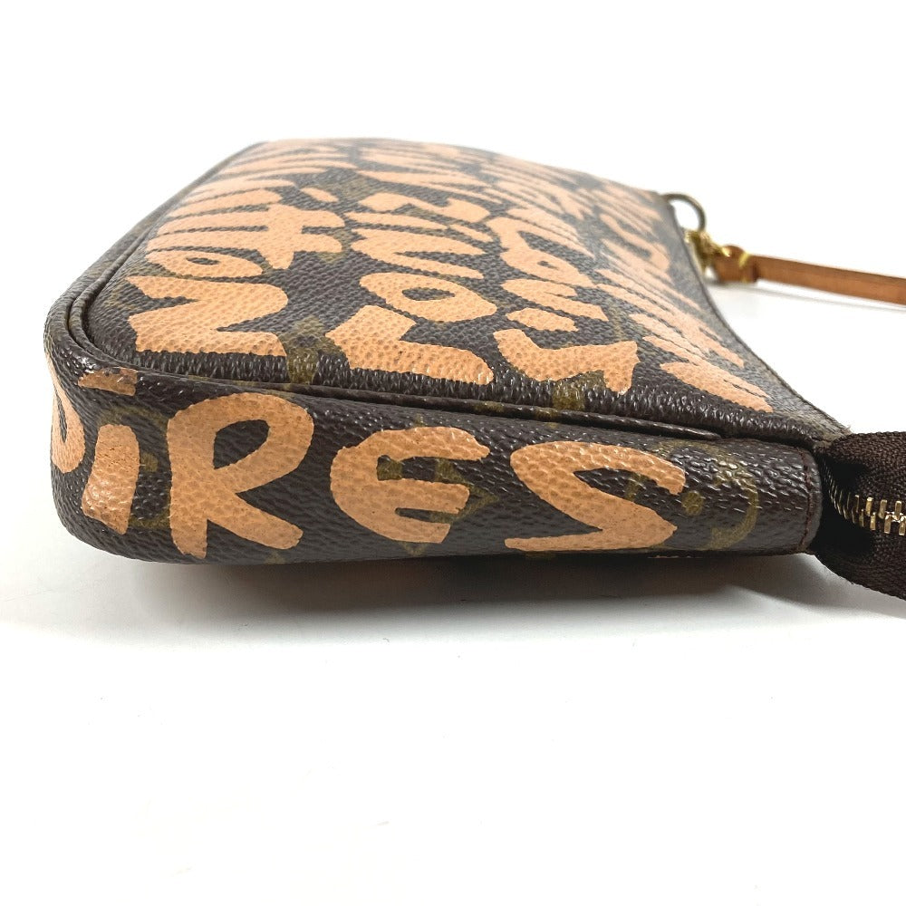 LOUIS VUITTON M92193 モノグラムグラフィティ ポシェット アクセソワール ハンドバッグ カバン 肩掛け アクセサリーポーチ ショルダーバッグ モノグラムグラフィティキャンバス レディース オレンジ