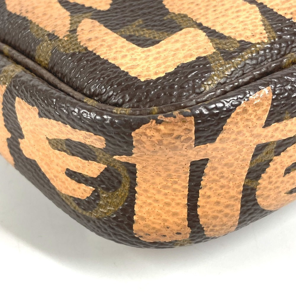 LOUIS VUITTON M92193 モノグラムグラフィティ ポシェット アクセソワール ハンドバッグ カバン 肩掛け アクセサリーポーチ ショルダーバッグ モノグラムグラフィティキャンバス レディース オレンジ